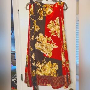 Darn Good Yarn Recycled Sari Skirt Sz 18/20